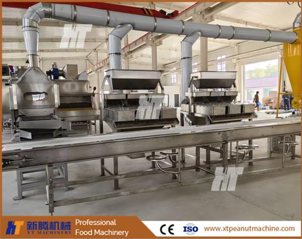 Buy cheap 600kg/h Peanut Blanching Machine Hazelnut Roasted Peanut Peeling Machine from wholesalers