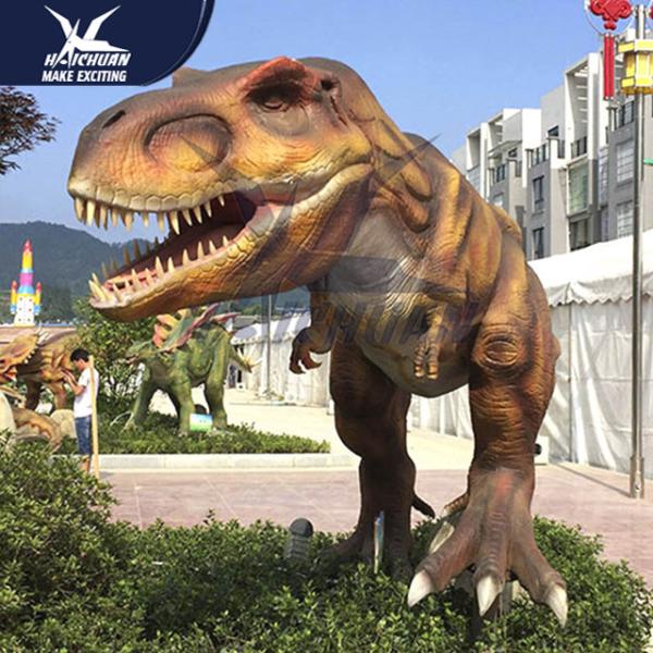 Buy cheap Big Infrared Sensor Outdoor Dinosaur With Eyes Blink Forepaws Moving from wholesalers
