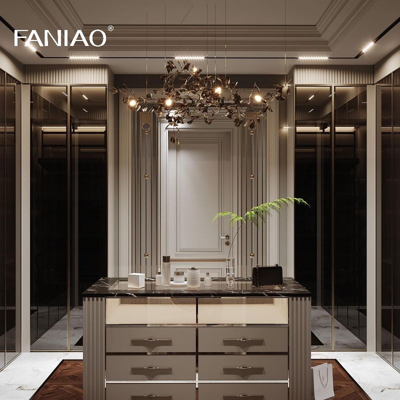 Modern Walk In Closet Wardrobe Custom Systems Design Wood Bedroom Cupboards For Bedroom Open Wardrobe