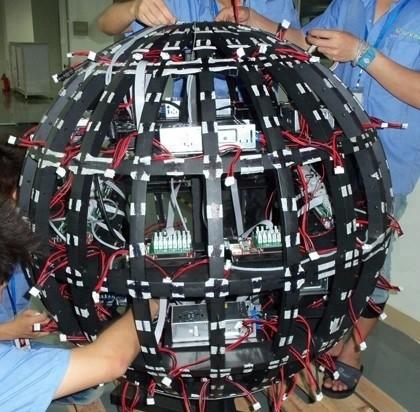 Buy cheap 360 Degree Full Color Round Shape LED Display Ball Global Video Sphere 4mm Pixels from wholesalers