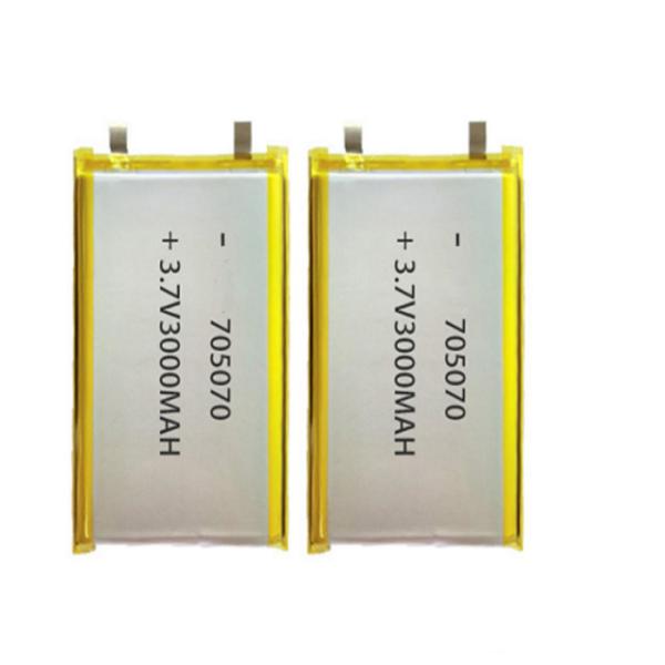 Buy cheap 705070 Li Ion Polymer Battery 3.7V 3000mAh Battery For Tablet from wholesalers