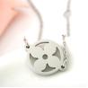 Buy cheap Simple Jewelry Fashion Stainless Steel Girls Flowers Clavicle Necklace, Circle four-leaf clover necklace from wholesalers