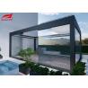 Buy cheap Outdoor Modern Aluminum Motorized Louvre Roof Sun Bioclimatic Pergola For Garden and Swimming Pool from wholesalers