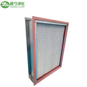 Wholesale Glass Fiber Media HEPA Air Filter Oven Equipment SS304 High Temperature Resistance from china suppliers