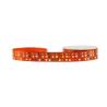 Buy cheap Tear Resistant Dots Printed Satin Ribbon With Foil Rainbow Gold 13mm Width from wholesalers