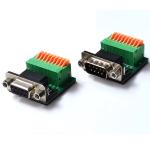 Buy cheap DB9 D Sub 9 Pin Female Male RS232 Serial Adapter to Screw Terminal Blocks from wholesalers