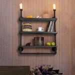 Rustic industrial wall lamp study store shop restaurant cafe light antique wall