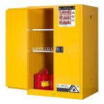 100 Lbs Chemical Steel Industrial Storage Cabinets Flammable In Gray Color