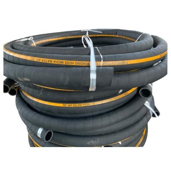 600 Psi Natural Gas Rubber Hose 2MPa , DN16 Steel Reinforced Hydraulic Hose