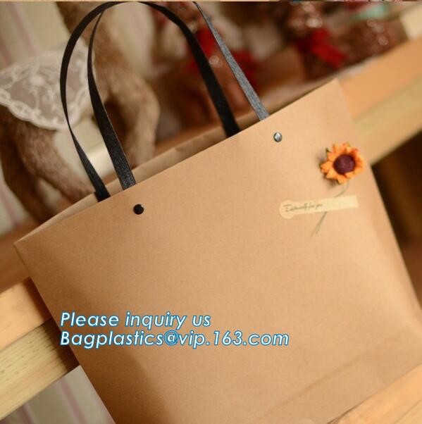 Luxury Paper Gift Carrier Shopping Bag Party Bag with Handles,printed paper carrier bag for apparel shopping bag, bageas