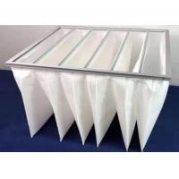 Buy cheap F7 Fiber Filter Bag 5.33cm/s Velocity , Superfine fibre Air Filter Element product