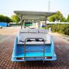 Buy cheap 8 Seats Sightseeing 48v Lithium Golf Cart Classic Electric Golf Cart Buggy Aqua Blue from wholesalers