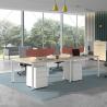 Buy cheap Open Office Workstation Modular 4 Person Staff Workstation Office Work Desk from wholesalers