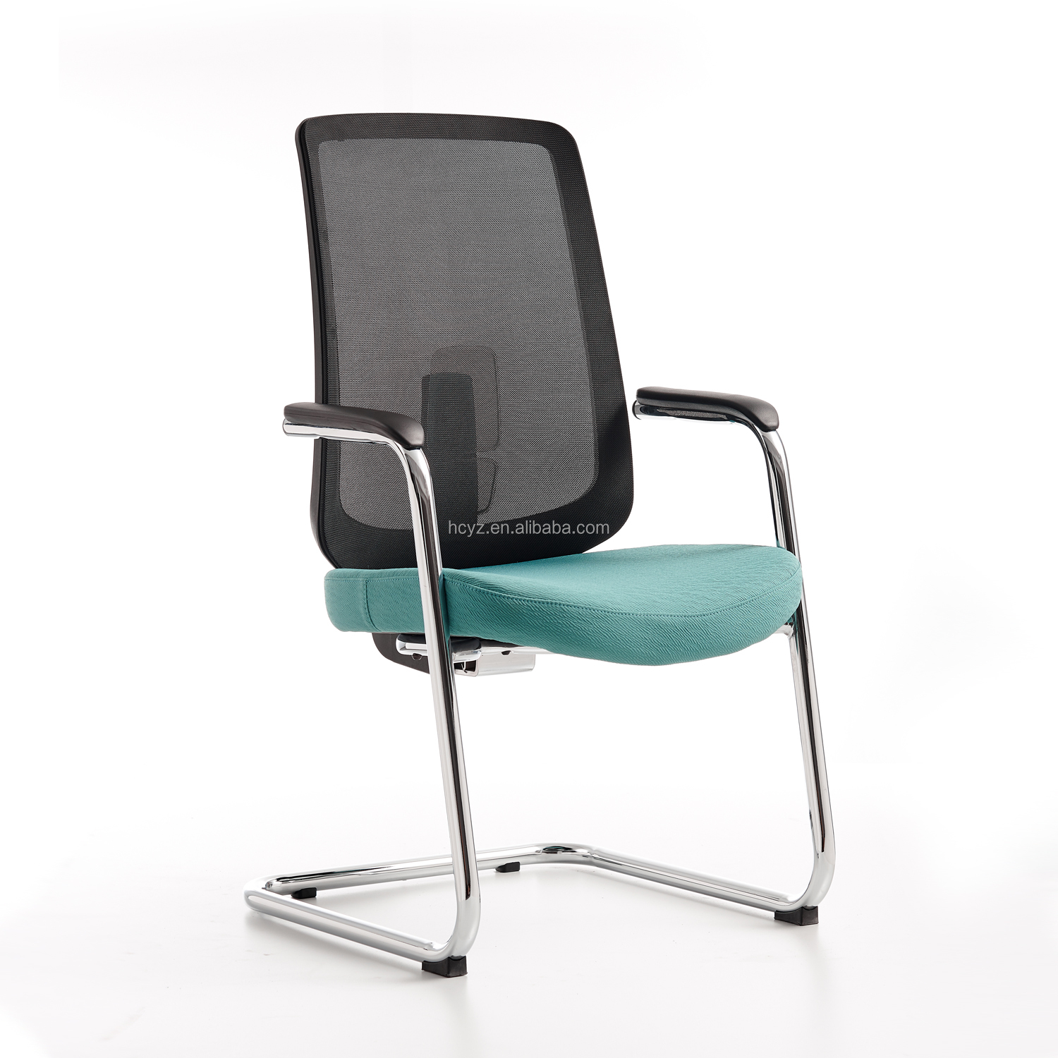 Commercial Furniture Mid Back Gas Lifting Swivel Office Chair for Staff and Visitors