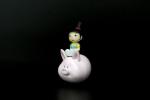 Personalized Unicorn Plastic Figures Toys As Gift For Family White Color