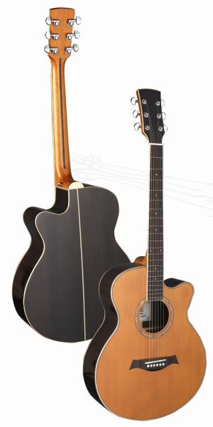 Buy cheap 40inch Solidwood Korean pine top western guitar high-end AG29C from wholesalers