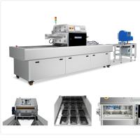 Buy cheap 304 Stainless Steel Vacuum Pack Sealer Tray Sealing Machine Horizontal Type product