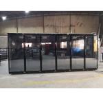 Remote Compressor 4000L Upright Beer Fridge With 6 Glass Door