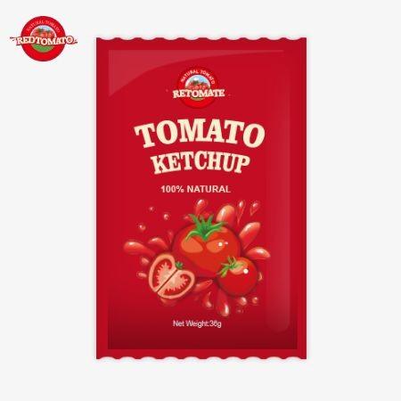 Buy cheap 36g OEM Tomato Ketchup Sachet With Pure Natural Flavor Meets ISO HACCP BRC And FDA Standards from wholesalers