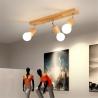 Buy cheap Nordic Solid Wooden Track Light Modern Wooden Chandelier Ceiling Lamps(WH-WA-20) from wholesalers