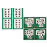 Buy cheap Rogers 4350 Material custom pcb 0.254mm 0.2mm Hole Size Green Soldermask from wholesalers
