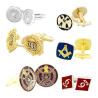 Buy cheap Personalized Wedding Cufflinks Handmade Silver Engraved For Groomsmen from wholesalers