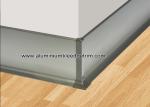 Luxury Matt Champagne Aluminium Shadowline Skirting With 8cm Height