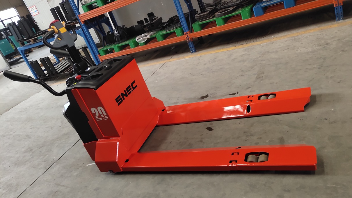 USA Curtis Controller SNSC Customized 2000kg 2500kg Electric Stacker Truck For Coil Handling