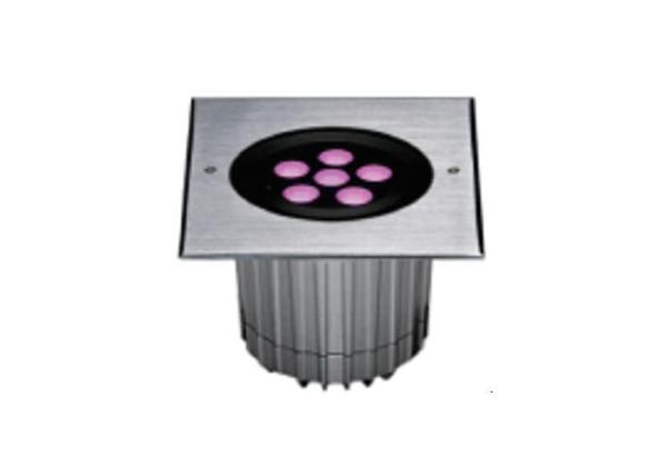 Buy cheap 6 * 2W or 3W Sqaure Front Cover LED Up Light Inground Light Mounting Sleeve Included from wholesalers