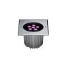 Buy cheap 6 * 2W or 3W Sqaure Front Cover LED Up Light Inground Light Mounting Sleeve Included from wholesalers