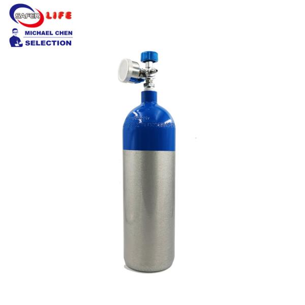 Buy cheap 2L First Aid Equipment Supplies Medical Aluminum Cylinder Oxygen Tank Bottle Container from wholesalers