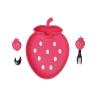 Buy cheap BPA Free Silicone Baby Feeding Set Strawberry Shape Bowl Spoon Bib Set from wholesalers