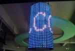 Professional Remote Control Soft Flexible LED Screen 4mm AC 110V - 220V