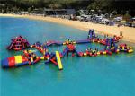 Buy cheap PVC Interactive Floating Water Playground , Kids Blow Up Water Park Customized from wholesalers