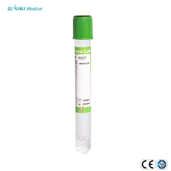 Buy cheap Gel And Lithium Heparin Vacuum Blood Collection Tube CE Approved from wholesalers