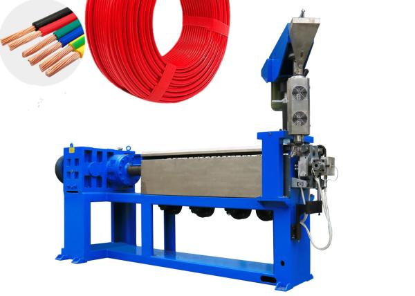 Buy cheap 60KW Cable Extruder Machine , PVC Cable Extrusion Machine Line from wholesalers