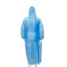 Buy cheap Camping Hiking Mountaineering Blue White PE Disposable Waterproof Raincoat With Hood from wholesalers