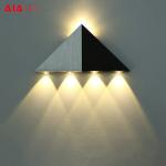 Black+Silver LED wall light /inside led wall lamps for drawing room
