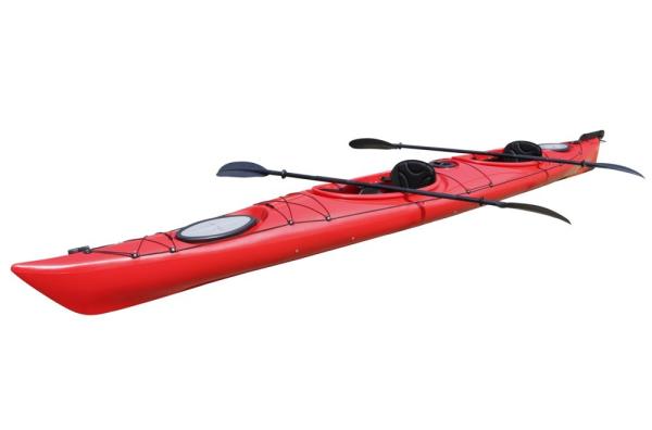 Buy cheap Convienient Easy Steering Double Open Sea Kayak , Tandem Touring Kayak Open Cockpit from wholesalers