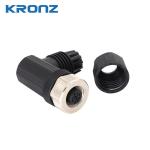M12 Circular Connector Angle Field-wirable Connectors 4 Pin Rated Current 4A/2A
