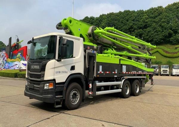 Buy cheap Zoomlion 52m New Concrete Pump Truck High Pressure Pumping Hydraulic from wholesalers