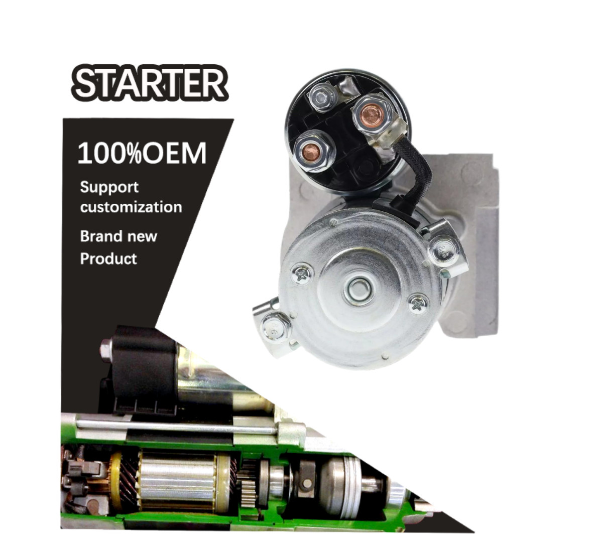 12V 11T CW STARTER 12588052, 12610302, 89017442, 89017844. 19168042, 8000000, 8000239.3231637, 3231656