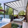 Buy cheap Aluminum Waterproof Sun Shade Canopy PVC Pergola LED Conservatory Roof Awnings from wholesalers