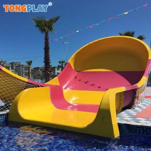Water Splash Park Play Equipment Children Fiberglass Water Slide Manufacturer