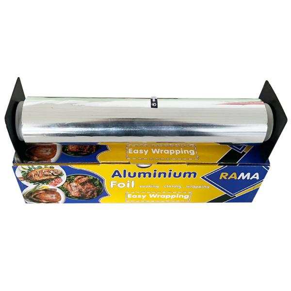 Convenient 75m Length Aluminum Foil Roll for Healthy and Eco-Friendly Food