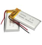 KC certified Lithium Batteries 602040 Rechargeable Li Polymer Battery 3.7V