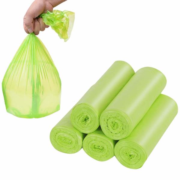 Buy cheap Non Toxic Compostable Kitchen Trash Bags , 20 Mic Cornstarch Bin Liners from wholesalers