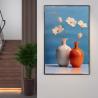 Buy cheap Customized Size Hand Painted Vase Art Painting Colour Textured 3d Relief Oil Painting from wholesalers