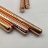 Buy cheap 3m 25mm Copper Earth Stakes For Generator Outbuilding Solid Copper Earthing Rod from wholesalers