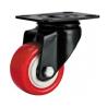 Buy cheap light duty 2" swivel red PU caster with brake, 2.5 inch, 3 inch PU castor with brake ,PU caster black lacque from wholesalers